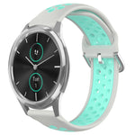 Cinturino sportivo in silicone traspirante perforato da 20 mm, For Garmin VivoMove Luxe