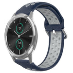 Cinturino sportivo in silicone traspirante perforato da 20 mm, For Garmin VivoMove Luxe