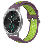 Cinturino sportivo in silicone traspirante perforato da 20 mm, For Garmin VivoMove Luxe