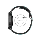 Cinturino sportivo in silicone traspirante perforato da 20 mm, For Garmin VivoMove Luxe