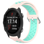 Cinturino sportivo in silicone traspirante perforato da 20 mm, For Garmin Forerunner 245