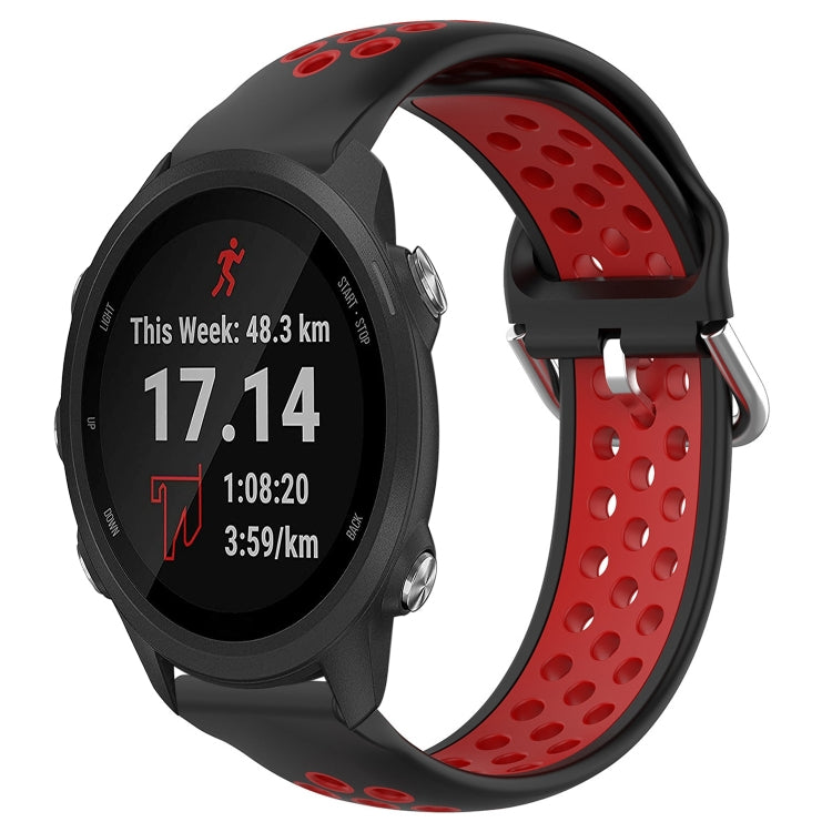 Cinturino sportivo in silicone traspirante perforato da 20 mm, For Garmin Forerunner 245