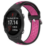 Cinturino sportivo in silicone traspirante perforato da 20 mm, For Garmin Forerunner 245
