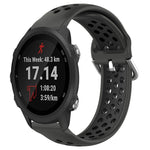 Cinturino sportivo in silicone traspirante perforato da 20 mm, For Garmin Forerunner 245