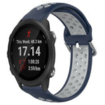 Cinturino sportivo in silicone traspirante perforato da 20 mm, For Garmin Forerunner 245