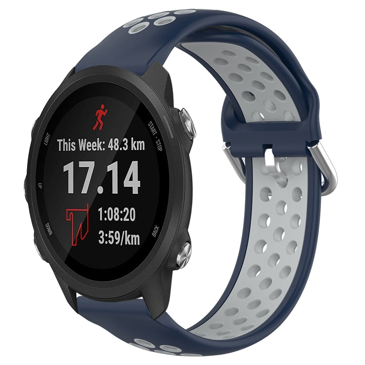 Cinturino sportivo in silicone traspirante perforato da 20 mm, For Garmin Forerunner 245