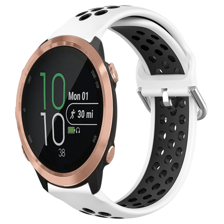 Cinturino sportivo in silicone traspirante perforato da 20 mm, For Garmin Forerunner 645