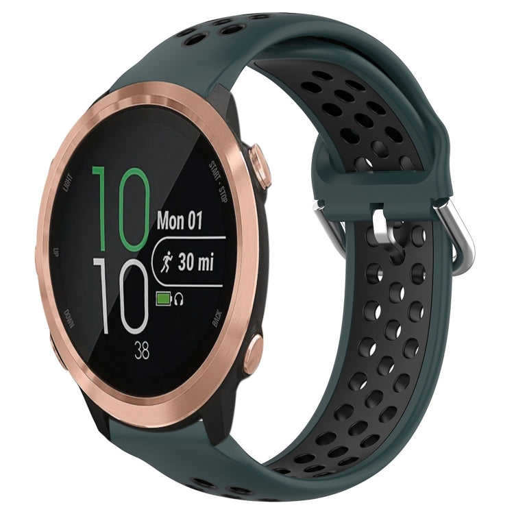Cinturino sportivo in silicone traspirante perforato da 20 mm, For Garmin Forerunner 645