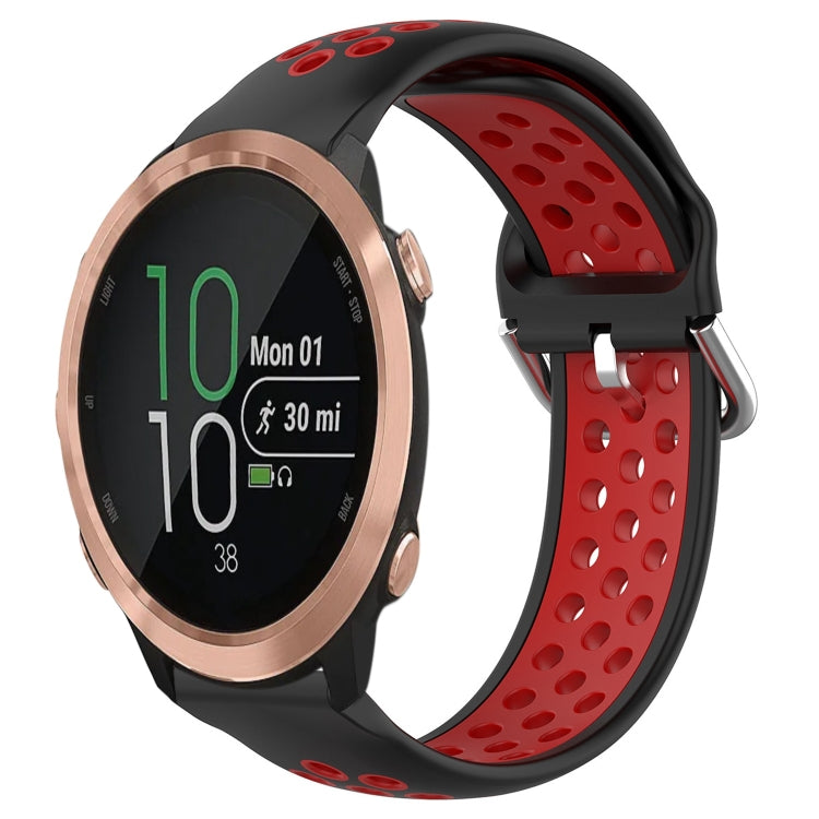 Cinturino sportivo in silicone traspirante perforato da 20 mm, For Garmin Forerunner 645