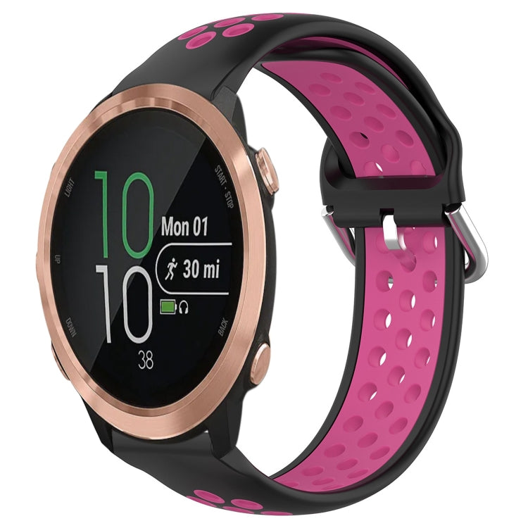 Cinturino sportivo in silicone traspirante perforato da 20 mm, For Garmin Forerunner 645