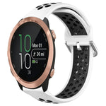 Cinturino sportivo in silicone traspirante perforato da 20 mm, For Garmin Forerunner 645 Music