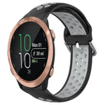 Cinturino sportivo in silicone traspirante perforato da 20 mm, For Garmin Forerunner 645 Music