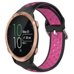 Cinturino sportivo in silicone traspirante perforato da 20 mm, For Garmin Forerunner 645 Music