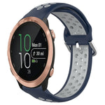 Cinturino sportivo in silicone traspirante perforato da 20 mm, For Garmin Forerunner 645 Music