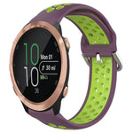 Cinturino sportivo in silicone traspirante perforato da 20 mm, For Garmin Forerunner 645 Music