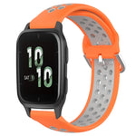 Cinturino sportivo in silicone traspirante perforato da 20 mm, For Garmin Forerunner Sq2