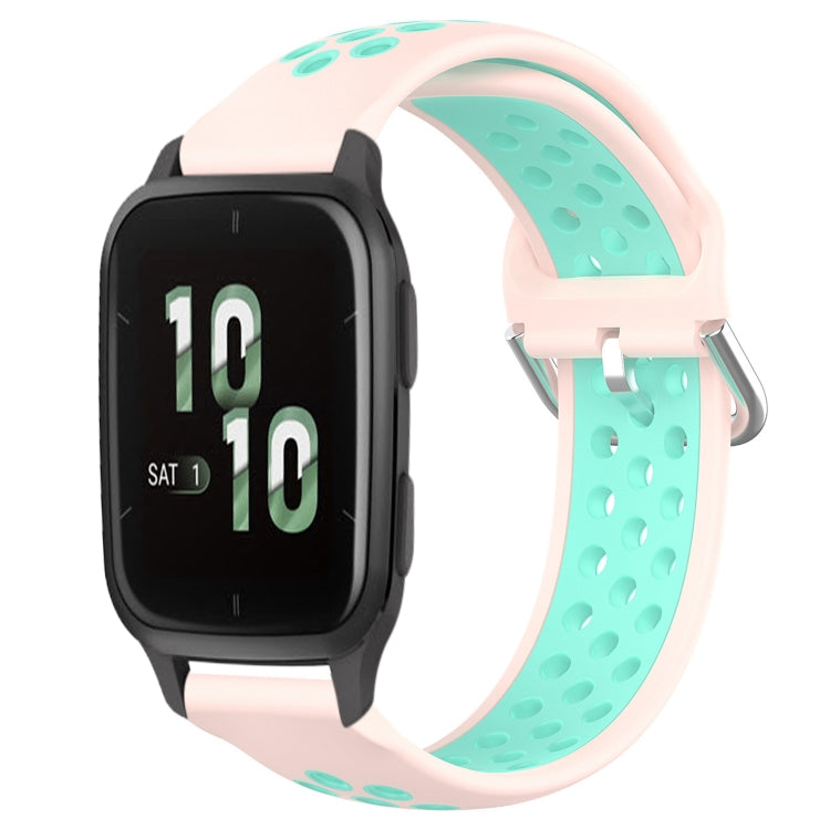 Cinturino sportivo in silicone traspirante perforato da 20 mm, For Garmin Forerunner Sq2