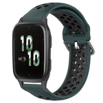 Cinturino sportivo in silicone traspirante perforato da 20 mm, For Garmin Forerunner Sq2