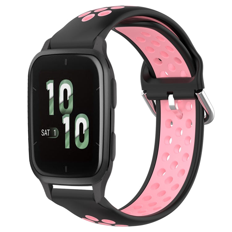Cinturino sportivo in silicone traspirante perforato da 20 mm, For Garmin Forerunner Sq2