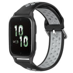 Cinturino sportivo in silicone traspirante perforato da 20 mm, For Garmin Forerunner Sq2
