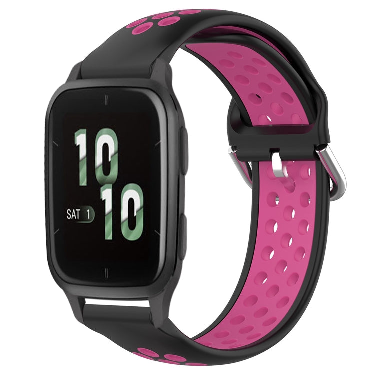 Cinturino sportivo in silicone traspirante perforato da 20 mm, For Garmin Forerunner Sq2