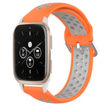 Cinturino sportivo in silicone traspirante perforato da 20 mm, For Garmin Forerunner Sq2 Music