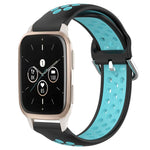 Cinturino sportivo in silicone traspirante perforato da 20 mm, For Garmin Forerunner Sq2 Music