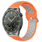 Cinturino sportivo in silicone traspirante perforato da 22 mm, For Huawei Watch GT3 SE