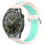 Cinturino sportivo in silicone traspirante perforato da 22 mm, For Huawei Watch GT3 SE