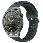 Cinturino sportivo in silicone traspirante perforato da 22 mm, For Huawei Watch GT3 SE