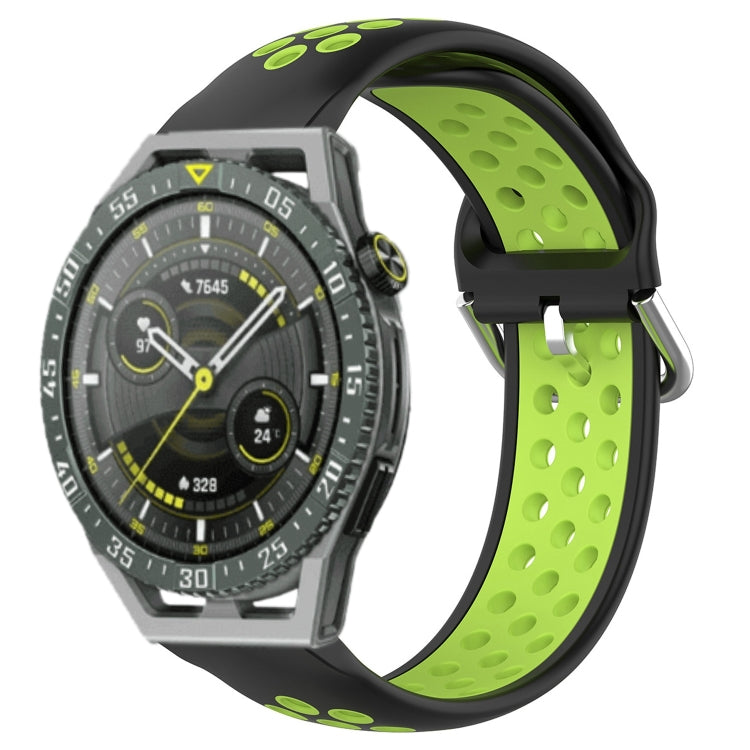 Cinturino sportivo in silicone traspirante perforato da 22 mm, For Huawei Watch GT3 SE