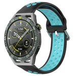Cinturino sportivo in silicone traspirante perforato da 22 mm, For Huawei Watch GT3 SE