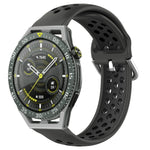 Cinturino sportivo in silicone traspirante perforato da 22 mm, For Huawei Watch GT3 SE