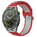 Cinturino sportivo in silicone traspirante perforato da 22 mm, For Huawei Watch GT3 SE