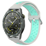 Cinturino sportivo in silicone traspirante perforato da 22 mm, For Huawei Watch GT3 SE