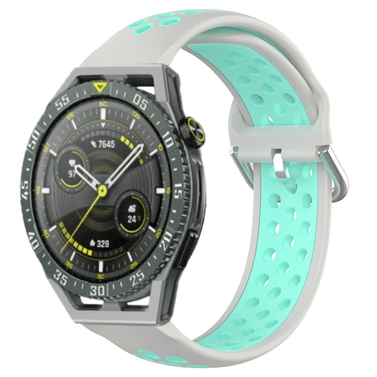Cinturino sportivo in silicone traspirante perforato da 22 mm, For Huawei Watch GT3 SE