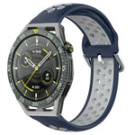 Cinturino sportivo in silicone traspirante perforato da 22 mm, For Huawei Watch GT3 SE