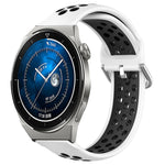 Cinturino sportivo in silicone traspirante perforato da 22 mm, For Huawei Watch GT3 Pro 46mm