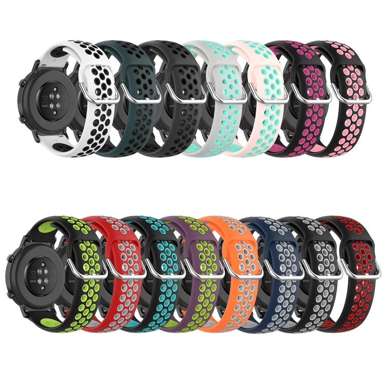 Cinturino sportivo in silicone traspirante perforato da 22 mm, For Huawei Watch GT3 Pro 46mm