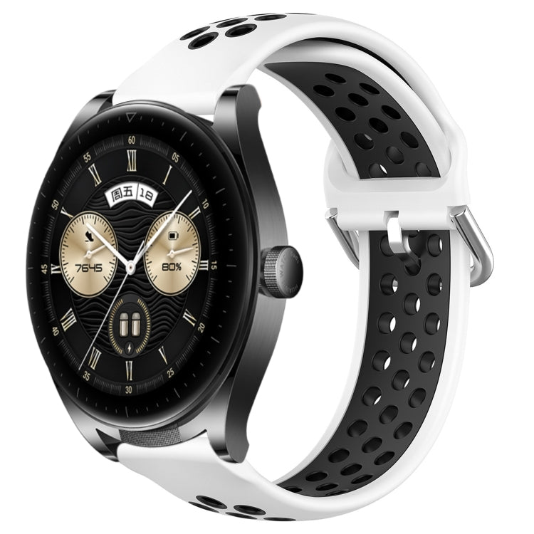 Cinturino sportivo in silicone traspirante perforato da 22 mm, For Huawei Watch Buds