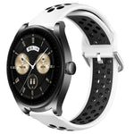 Cinturino sportivo in silicone traspirante perforato da 22 mm, For Huawei Watch Buds