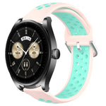 Cinturino sportivo in silicone traspirante perforato da 22 mm, For Huawei Watch Buds