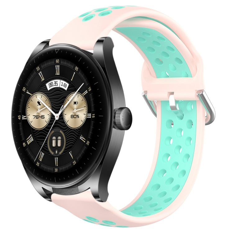 Cinturino sportivo in silicone traspirante perforato da 22 mm, For Huawei Watch Buds