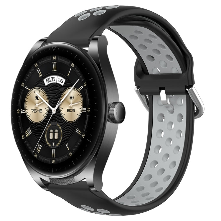 Cinturino sportivo in silicone traspirante perforato da 22 mm, For Huawei Watch Buds