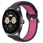Cinturino sportivo in silicone traspirante perforato da 22 mm, For Huawei Watch Buds
