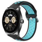 Cinturino sportivo in silicone traspirante perforato da 22 mm, For Huawei Watch Buds