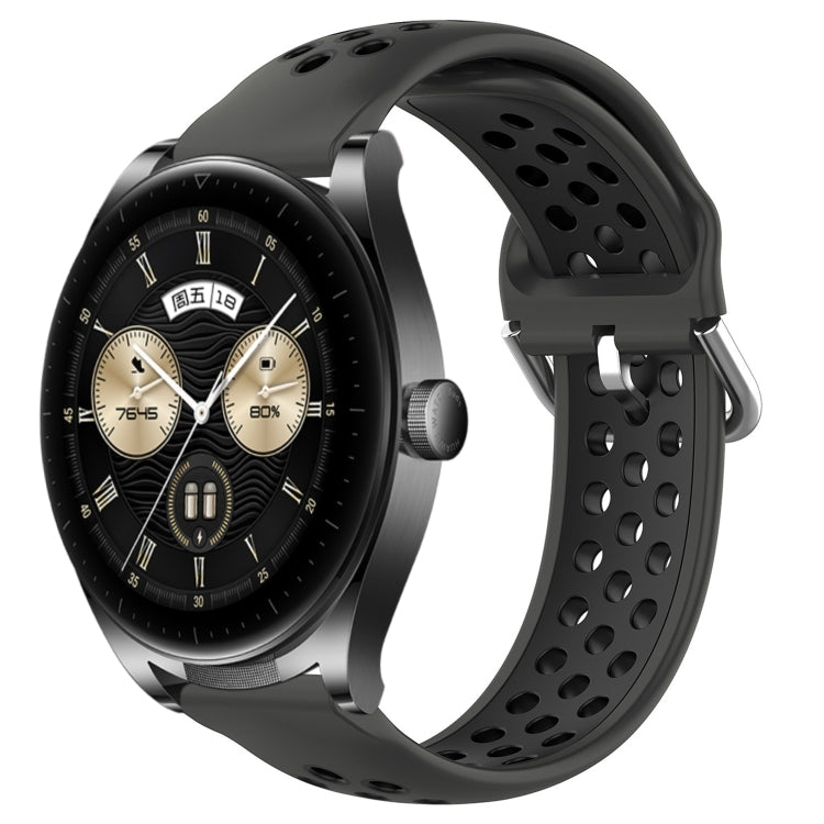 Cinturino sportivo in silicone traspirante perforato da 22 mm, For Huawei Watch Buds