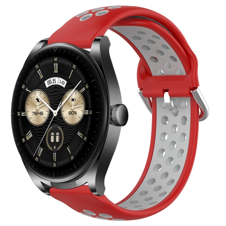 Cinturino sportivo in silicone traspirante perforato da 22 mm, For Huawei Watch Buds
