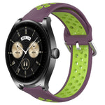 Cinturino sportivo in silicone traspirante perforato da 22 mm, For Huawei Watch Buds
