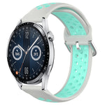 Cinturino sportivo in silicone traspirante perforato da 22 mm, For Huawei Watch GT3 46mm